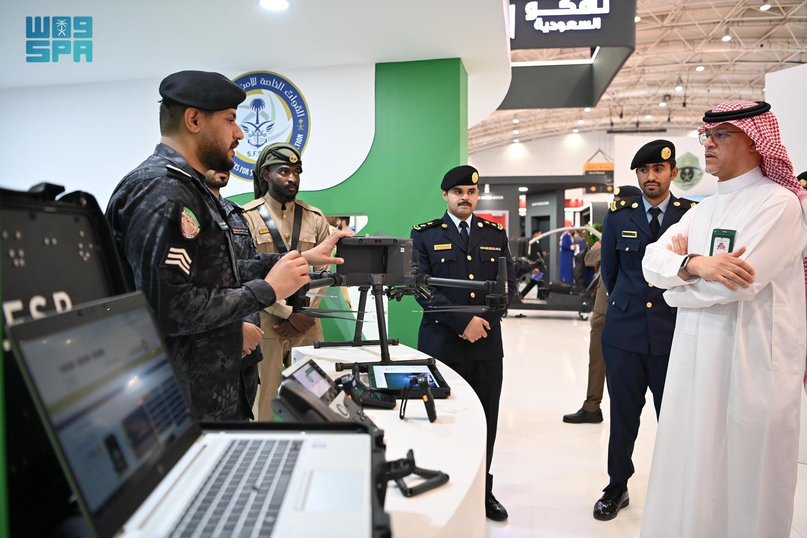 Special forces for security and protection participate in intersec