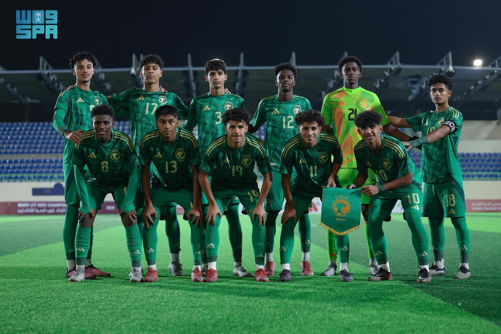 Saudi U-16 Team Celebrates Victory