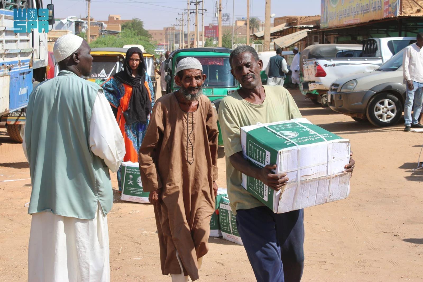 KSrelief food aid in Sudan