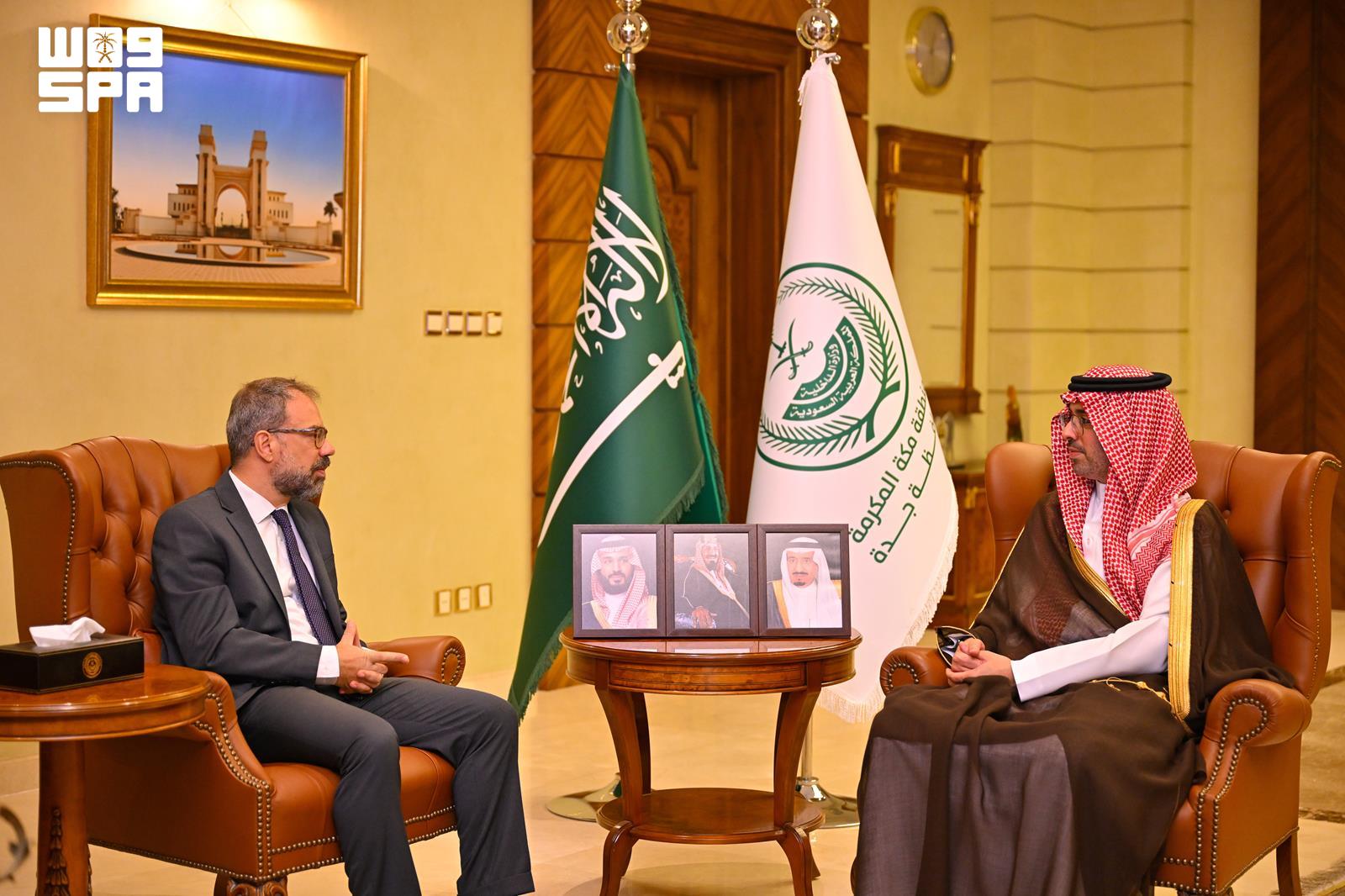عام / محافظ جدة يستقبل القنصل العام لجمهورية إيطاليا