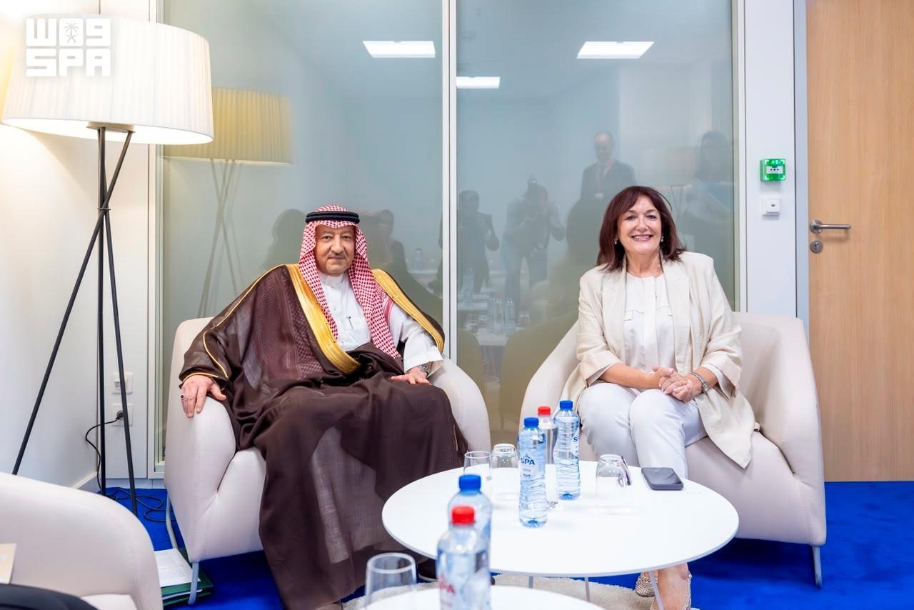 سياسي / نائب وزير الخارجية يلتقي المفوضة الأوروبية لشؤون البحر الأبيض المتوسط