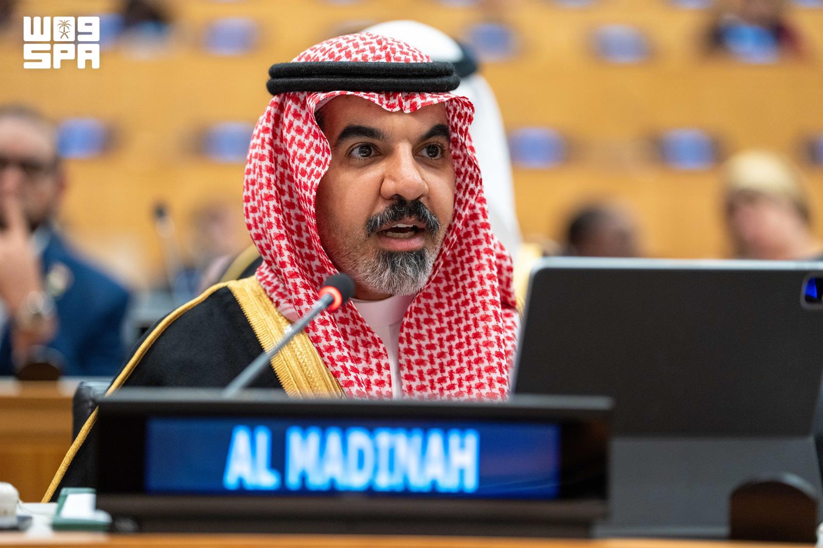 عام / أمين منطقة المدينة المنورة يستعرض في نيويورك تجربة المدينة في توطين أهداف التنمية المستدامة